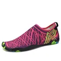 Scarpe da scoglio viola ad asciugatura rapida con linee neon e suola antiscivolo - 688 Viola Rosa Rosso