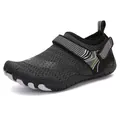 Chaussures d'eau grises pour enfants avec mesh respirant et semelle antidérapante - EU 35 / Noir