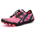 Pink and black quick-dry water shoes for women with anti-slip rubber outsoles - 35 / Pink (9518 Orange)