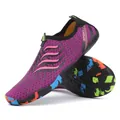 Scarpe acquatiche in mesh viola con suola in gomma colorata antiscivolo per hiking - 35 / Viola