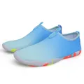Quick-dry blue gradient water shoes with breathable mesh and anti-slip rubber sole - EU 35 / Moon Blue