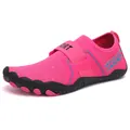 Scarpe acquatiche rosa acceso ad asciugatura rapida con suola antiscivolo - 35 / Rosso rosa