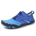 Scarpe acquatiche blu reale ad asciugatura rapida in mesh con suola in gomma antiscivolo - 35 / A558 Blu