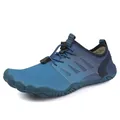 Zapatos de agua azules para hombre de secado rápido con suela de goma antideslizante y cordón - 36 / Azul
