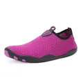 Zapatillas de agua rosas de secado rápido, malla transpirable y suela de goma antideslizante - 35 / Púrpura