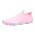 Zapatos de agua rosas de secado rápido con malla transpirable y suela de goma gris - 35 / Rosa