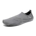 Chaussures aquatiques grises à séchage rapide avec semelle antidérapante et imprimé sport - 38 / Gris (Style 518)