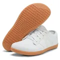 Atmungsaktive Barfuß-Laufschuhe mit weißem Mesh und rutschfester Gummisohle - 38 / Weiß