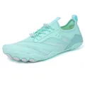 Mint green quick-dry water shoes with breathable mesh and anti-slip rubber sole - 38 / Moon Blue