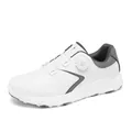 Chaussures de golf blanches avec système de laçage à cadran et semelles antidérapantes - EU 39 / Blanc Grisâtre