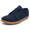 Navy blue breathable mesh walking shoe with a flexible wide toe box and gum rubber sole - EU 36 / Dark Blue
