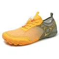 Ademende heren waterschoenen in oranje en groen met handige trekkoordsluiting - EU 35 / H06 Legergroen