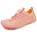 Pink quick-dry water shoes for women with breathable mesh and anti-slip rubber sole - EU 35 / Lotus Pink