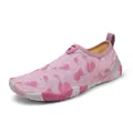 Roze camouflage waterschoenen van ademende stof en antislip rubberen zolen voor fitness - Paars