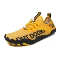 Scarpe acquatiche gialle traspiranti con suola antiscivolo e allacciatura rapida - 35 / Stile Casual (K057) / Giallo