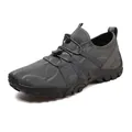 Zapatos de agua grises con malla transpirable y suelas de goma antideslizantes - 39 / Gris oscuro