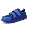 Kids barefoot hiking shoes in vibrant blue with breathable mesh and velcro closure - EU 38 / Royal Blue