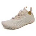 Scarpe da scoglio beige ad asciugatura rapida con mesh e coulisse elastica regolabile - 36 / Albicocca