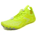 Scarpe da scoglio giallo neon ad asciugatura rapida con mesh traspirante e gomma - Verde fluorescente
