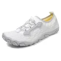 Chaussures d'eau à séchage rapide avec mesh respirant blanc et semelle antidérapante - EU 35 / Blanc Gris Clair