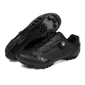 Scarpe da MTB professionali nere con mesh traspirante e sistema di chiusura a rotella - Nero Blocco Montagna
