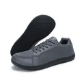 Minimalist wide toe box barefoot sneakers in dark grey featuring breathable mesh upper - 36 / Dark Gray