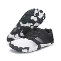 Waterproof outdoor snow boots with black and white gradient and non-slip rubber sole - EU 36 / Grey/White
