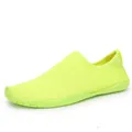 Breathable fluorescent yellow quick-dry water shoes with non-slip rubber soles for yoga - 35 / Green