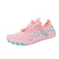 Pink and blue quick-dry water shoes with honeycomb mesh and elastic toggle laces - EU 35 / Pink Moon