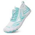 Breathable mint green water shoes with mesh upper and non-slip rubber sole - EU 36 / Sky Blue