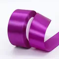 Luxe framboos roze satijnen lint van 40 mm voor cadeauverpakking en decoraties - Bredere Stijl / Roze Paars