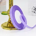 Rollo de cinta de falla morada de 1cm con textura acanalada para envolver regalos - Rollo Único / Violeta Claro