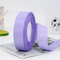 Lavender purple 2.5cm grosgrain ribbon roll with ribbed texture for gift wrapping - Light Purple (21#)