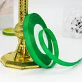 Rollo de cinta de falla verde esmeralda de 1 cm para envolver regalos y manualidades - Rollo Único / Verde