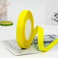 Bright yellow 1.5cm grosgrain ribbon roll for DIY hair accessories and gift wrapping - Lemon Yellow