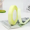 1.5cm light yellow grosgrain ribbon roll with textured surface for DIY hair bows and gift wrapping - Light Yellow