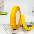 1.5cm yellow grosgrain ribbon roll for gift wrapping and DIY crafts accessories - Gold