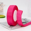 Deep pink 2.5cm grosgrain ribbon roll for gift wrapping and hair accessory making - Rose Red (14#)