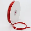 3mm helderrood dubbelzijdig satijnen lint op rol voor cadeauverpakking en DIY - Kleine Rolstijl (3mm 182m*26# Rood) / Rood