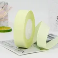 Pale yellow grosgrain ribbon roll 2.5cm width with textured rib pattern for DIY crafts - Light Yellow (02#)