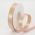 Champagne gold metallic gift ribbon roll with shimmering texture for elegant packaging - US 1.5 / Pink
