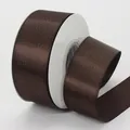 Coffee brown ribbon with gold glitter for luxury gift wrapping and floral decoration - Coffee(850#)