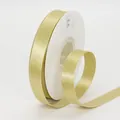 1.5cm metallic gold satin ribbon on a white spool for luxury gift box wrapping - US 1.5 / Gold