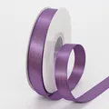 1.5cm purple satin ribbon with gold glitter finish for luxury gift wrapping and DIY crafts - US 1.5 / Light Purple