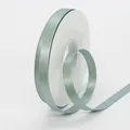 Light blue 1cm woven ribbon with metallic gold glitter on white spool for gift wrapping - Light Blue