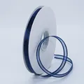 1cm dark blue sheer organza ribbon roll for DIY hair accessories and floral decoration - 1cm Wide Mesh (BH-230) / Dark Blue