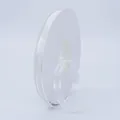 10mm wide pure white satin ribbon on a plastic spool for DIY hair accessories and decor - 1cm Wide Mesh (BH-230) / White
