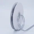 Silver grey 1cm wide sheer organza ribbon roll with satin edge for DIY gift wrapping - 1cm Wide Mesh (BH-230) / Gray