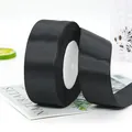 Black 4cm grosgrain ribbon roll for DIY hair accessories and gift wrapping crafts - 22 Meters / Black
