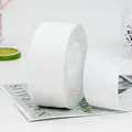 Roll of 4cm white grosgrain ribbon with ribbed texture for DIY hair accessories and sewing - 22 Meters / White